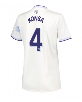 Billige Fotballdrakt Aston Villa Ezri Konsa #4 Replika Tredjedrakt Dame 2025-26 Kortermet Billige Fotballdrakt Aston Villa Ezri Konsa #4 Replika Tredjedrakt Dame 2025-26 Kortermet